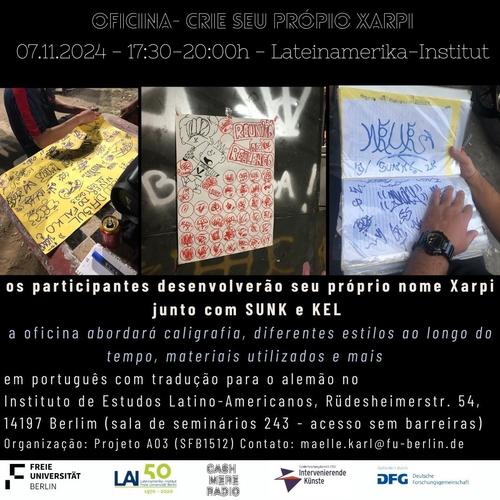 Interventionsraum | Xarpi Carioca: Workshop