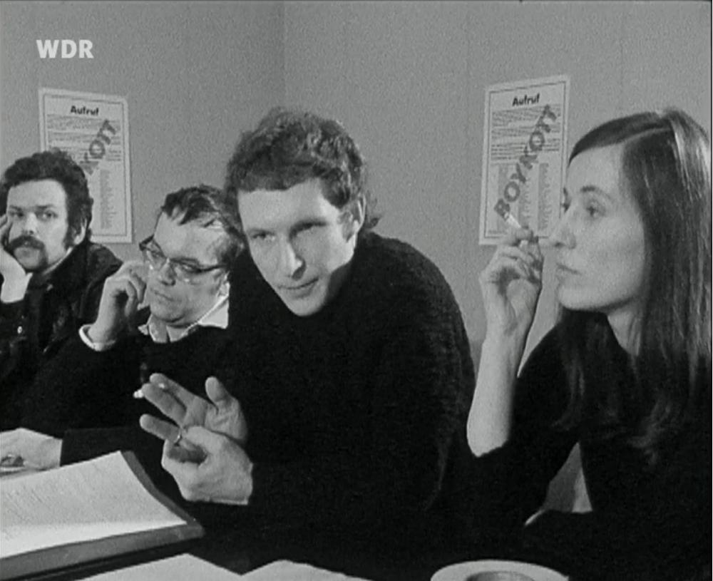 Filmstill aus Spectrum, Aktionsgruppe im Kunstverein, 1969